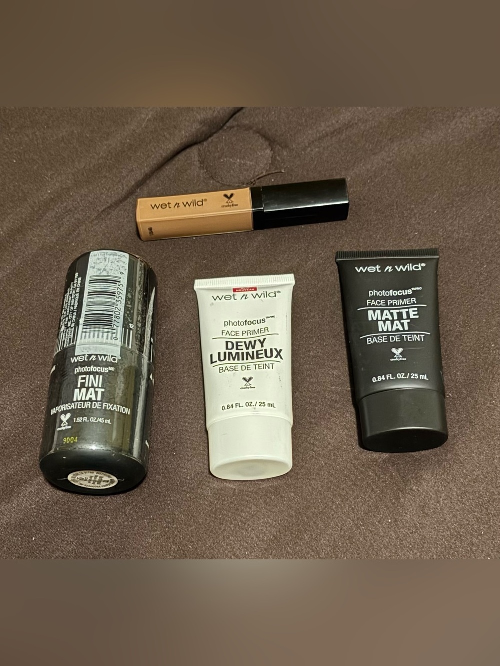 wet n wild Photofocus Primers & Concealer Set - Black, White, Beige
